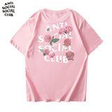 Anti Social Club T Shirt Men's Summer Men's Cotton Short-Sleeved T-shirt