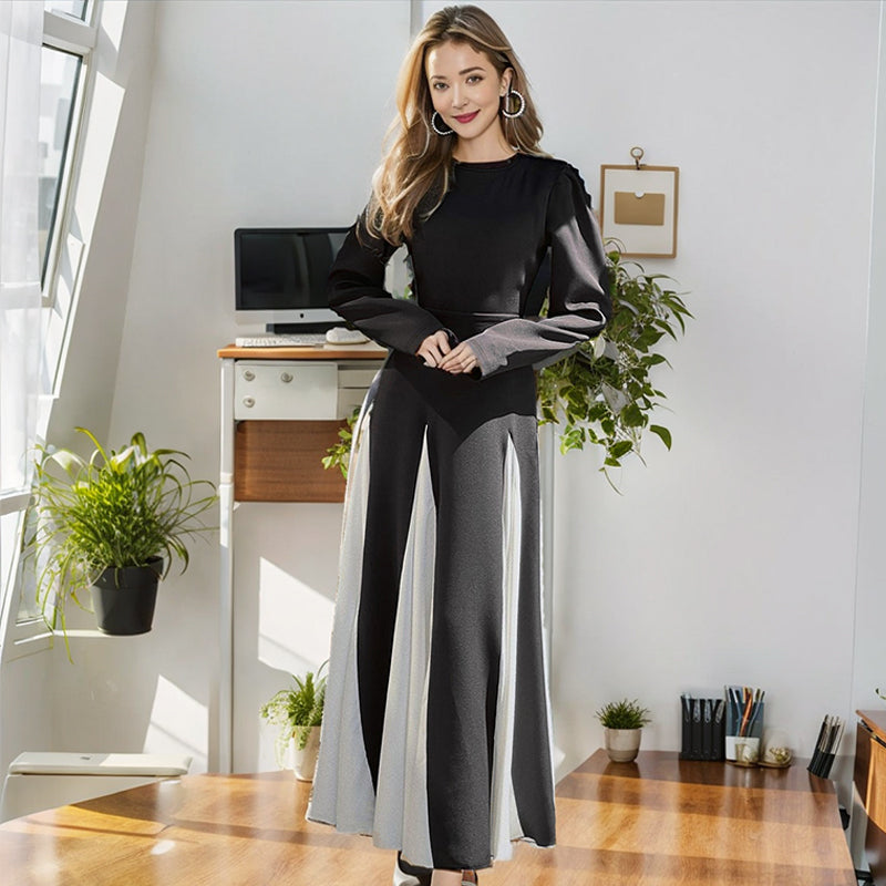 Modest Office Dresses Women's Autumn and Winter Dresses