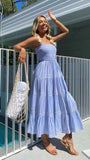 Women Dress Sexy Stripes Holiday Dress