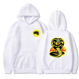 Cobra Kai Baseball Jacket Karate Kid Karate Kid Val Armorr Cobra Printed Hooded Men's Top Sweater
