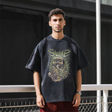 Mens Vintage T Shirt Short Sleeve T-Shirt Men