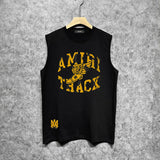 Amiri tank top winged flying shoe print