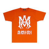 Amiri T Shirts Printed Trendy Pure Cotton