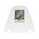 Amiri Long Sleeved Shirt Printed Trendy Pure Cotton