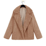Women Fur Jacket Fashion Berber Fleece Coat