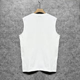 Amiri tank top cashew flower spider letterprinting
