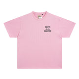Gallery Dept T Shirts round Neck Short Sleeve T-shirt Pure Cotton