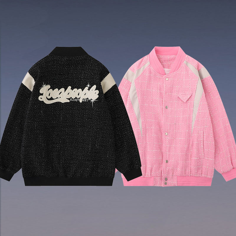 Women Jackets Retro College Style Jacket
