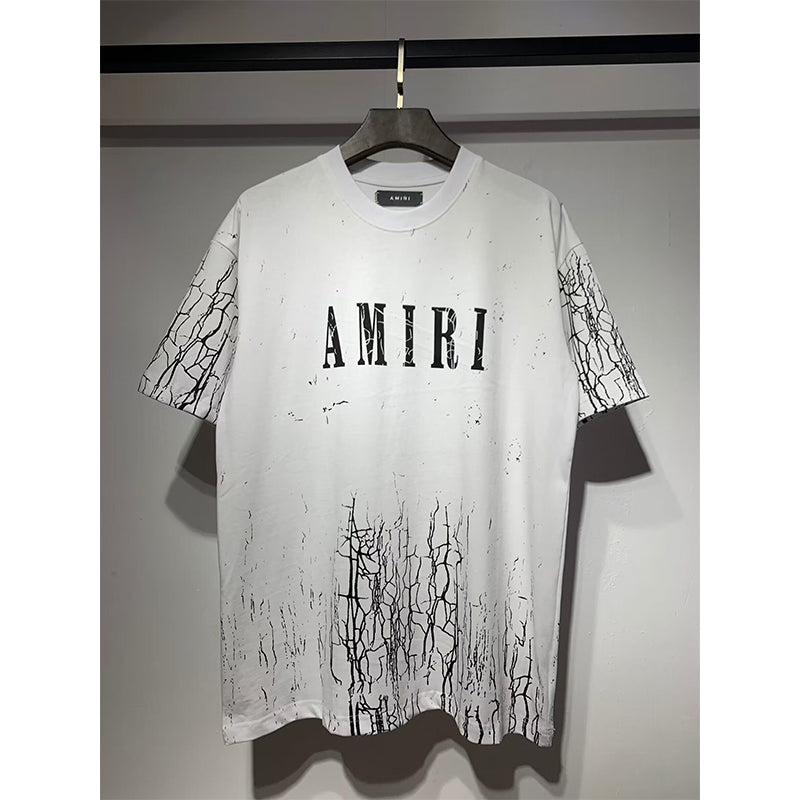 Amiri T Shirts Fashion Print Couple High Street