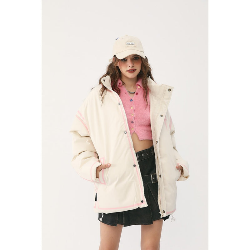 Unisex Coat Youth University Style Versatile Winter