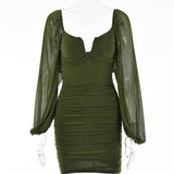 Women Dress Sexy Hot Girl Temperament Voile Dress