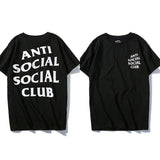 Anti Social Club T Shirt Short Sleeve Men and Women Couple T-shirt