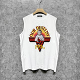 Amiri tank top oil painting girl printing