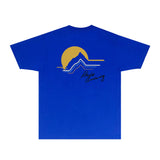 Rhude T Shirts Printed Trendy Pure Cotton