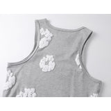 Denim Tears Vest Foam Printed Casual Sports Vest