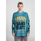 Mens Long Sleeve Shirt Saint Michael Loose Long Sleeve Shirt