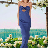 Bridesmaid Dresses Cross-top Dress