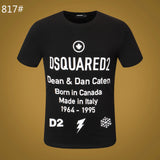 Dsq2 T Shirt Casual Sports Printed Short Sleeve Summer Men