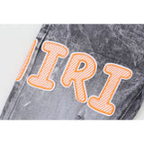 Amiri Jeans Trend Gradual Change Color Ripped Jeans