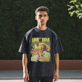 Mens Vintage T Shirt Short Sleeve T-Shirt Men