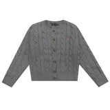 Ralph Lauren Knitted sweaters Ralph Lauren embroidered sweater cardigan knitted sweater loose vintage