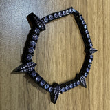 Bracelet Hip Hop Alloy Rhinestone Black Panther Bracelet ins Spectrum St. Valentine's