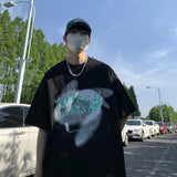 Men's T Shirt Summer Loose Graffiti