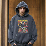 Mens Vintage Hoodie Casual Hooded Sweater