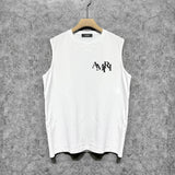 Amiri tank top with overlapping letter print
