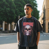 Mens Vintage T-Shirt Printed Short Sleeve T-Shirt