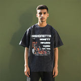 Mens Vintage T Shirt Short Sleeve T-Shirt Men