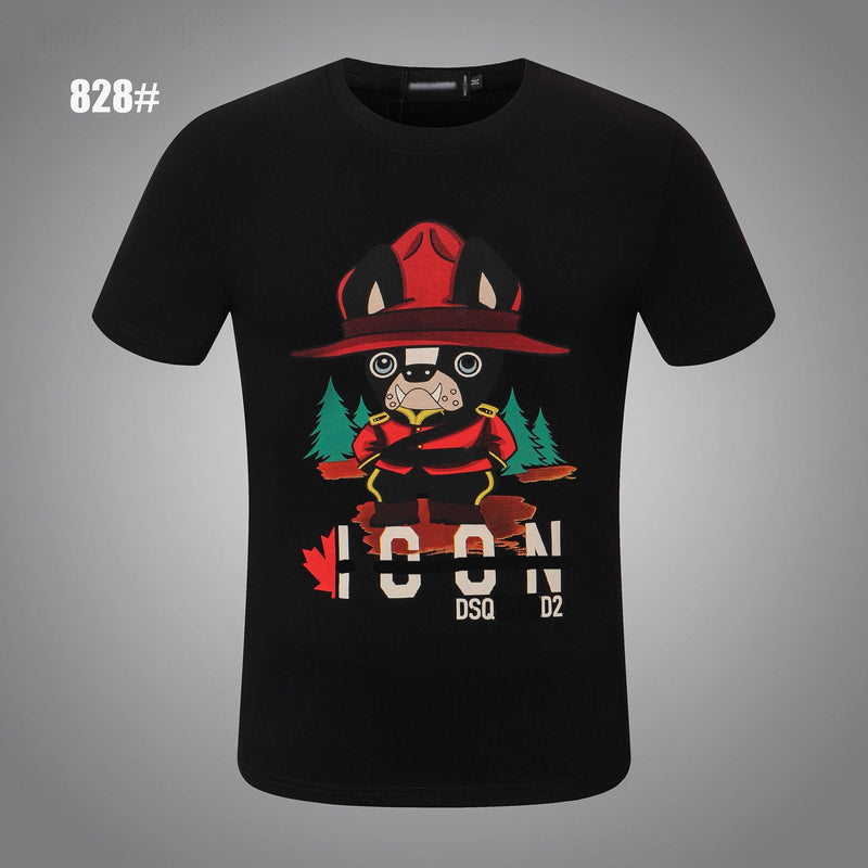 Dsq2 T Shirt Casual Sports Printed Short Sleeve Summer Men