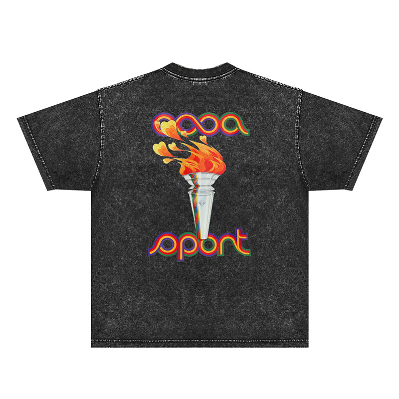 Casablanca Distressed T-Shirt