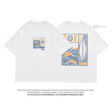 Men's and Women's  Oversized Cotton T-Shirt Hip Hop Street T-Shirt