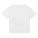 Rhude T Shirts Gothic Letter Badge Printing Cotton Casual Crew Neck Short Sleeve Men and Women