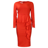 Women Dress plus Size Commuting Pencil Skirt