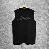 Amiri tank top wing crown printing