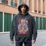Mens Vintage Hoodie Casual Hooded Sweater Men