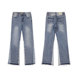 Gallery Dept Jeans Color-matching Flared Jeans Floor-mopping Straight Pants