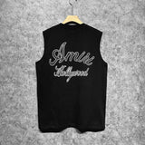 Amiri tank top letter padded printing