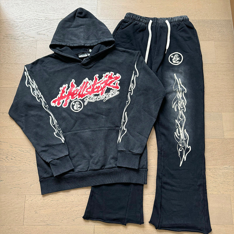Hellstar Hoodie And Pants Two-Piece Set