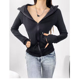 Women Hoodie Thickened Warm Leisure Yoga Training