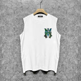 Amiri tank top waist flower camouflage letterprinting