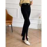 Women Jeans Stretch Slimming Loose Flared Pants