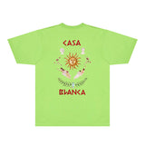 Casablanca T Shirts Fashion Print Street