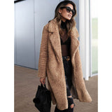 Women Fur Jacket Fashion Plush Coat