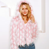Women Fur Jacket Fashion Plush Coat