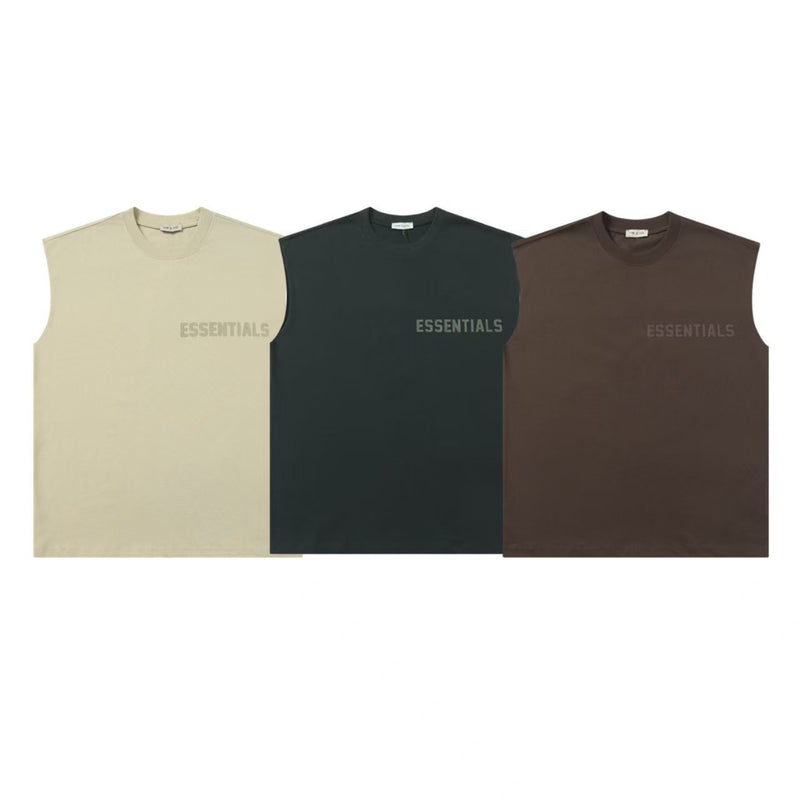 Fog Essentials tank spring summer FOG letter crew neck casual vest