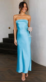 Women Dress Elegant Socialite Satin Dress