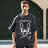 Mens Vintage T Shirt Short Sleeve T-Shirt Men's and Women's